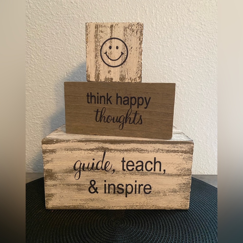 Home Decor Blocks Set